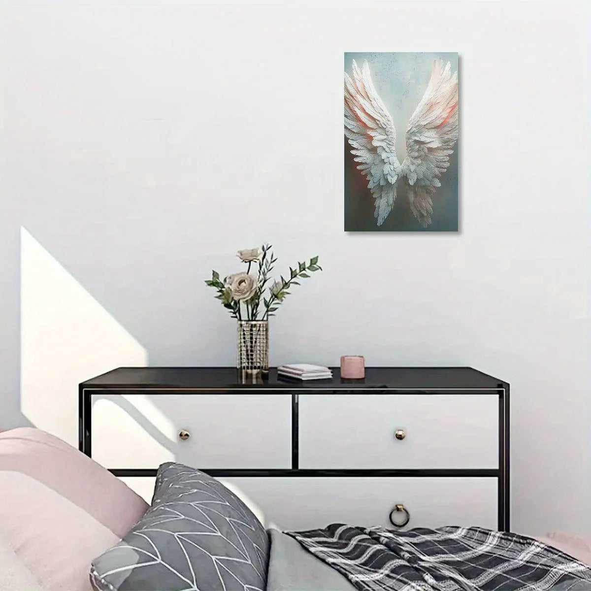 Canvas Painting with Wooden Frame - High Quality Wall Art for Living Room and Bedroom Decorating To Enhance Your Home with Frame